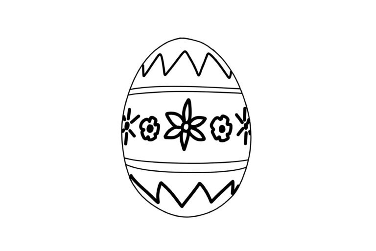 Easter Egg Coloring Page