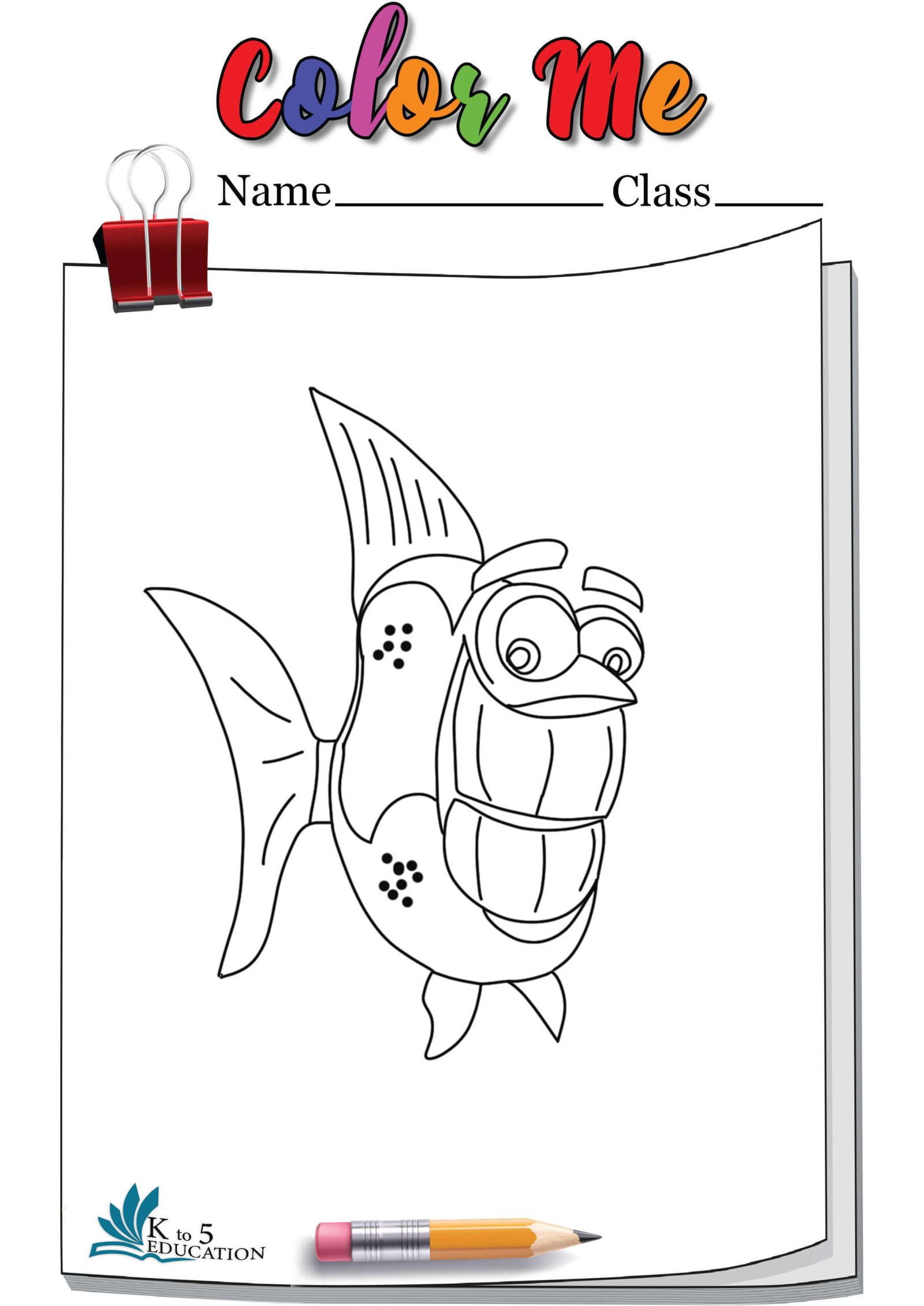 Finding Nemo Coloring Page