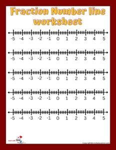 Fractions On A Number Line 3rd Grade Fifth Worksheets