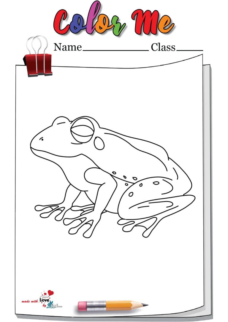 Frog Coloring Page | FREE Download