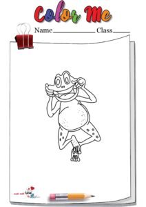 Frog Coloring Page Free