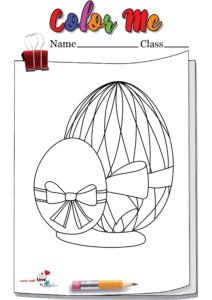 Giant Easter Egg Set Coloring Page