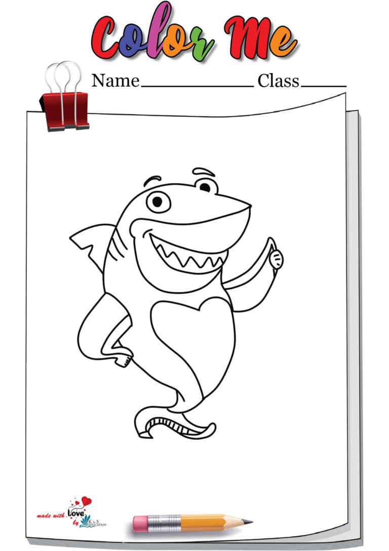 Great White Shark Coloring Pages | FREE Download