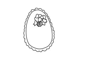 Homemade Easter Egg Coloring Page