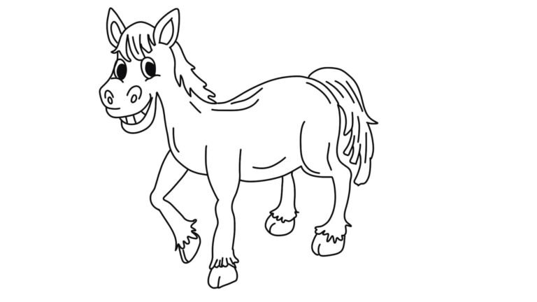 Horse Coloring Page | FREE Download