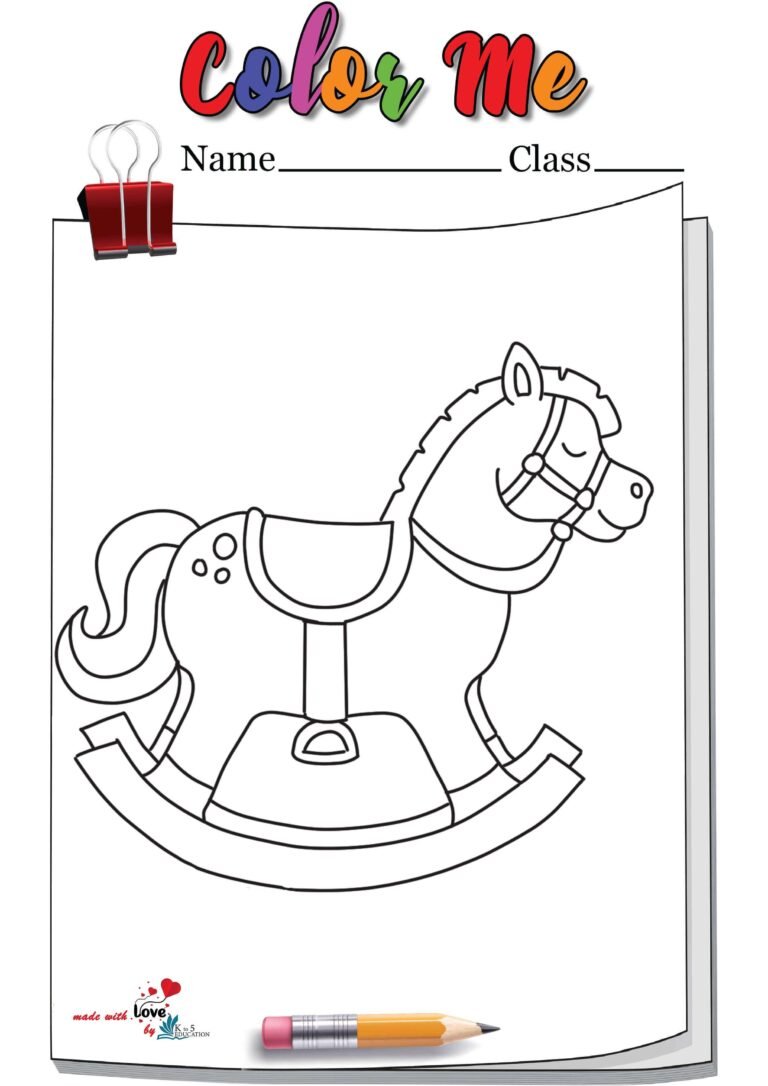 Horsechair Coloring Page | FREE Download