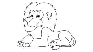 Lion Coloring Pictures To Print
