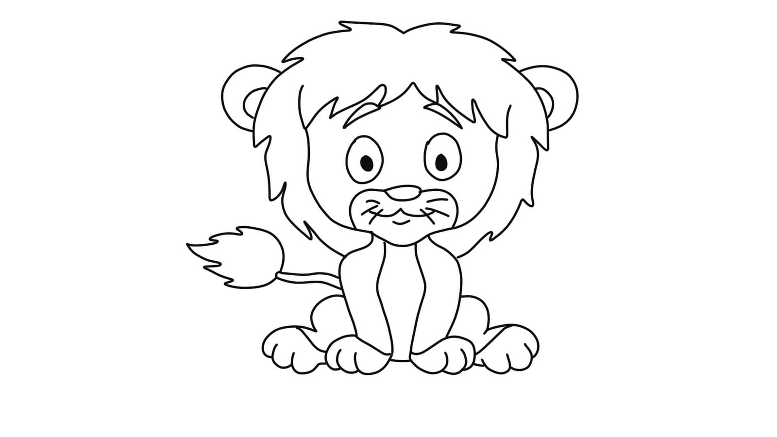 Lion Coloring Sheet