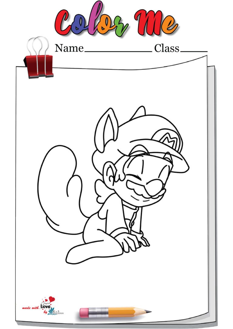 Mario Coloring Page | FREE Download