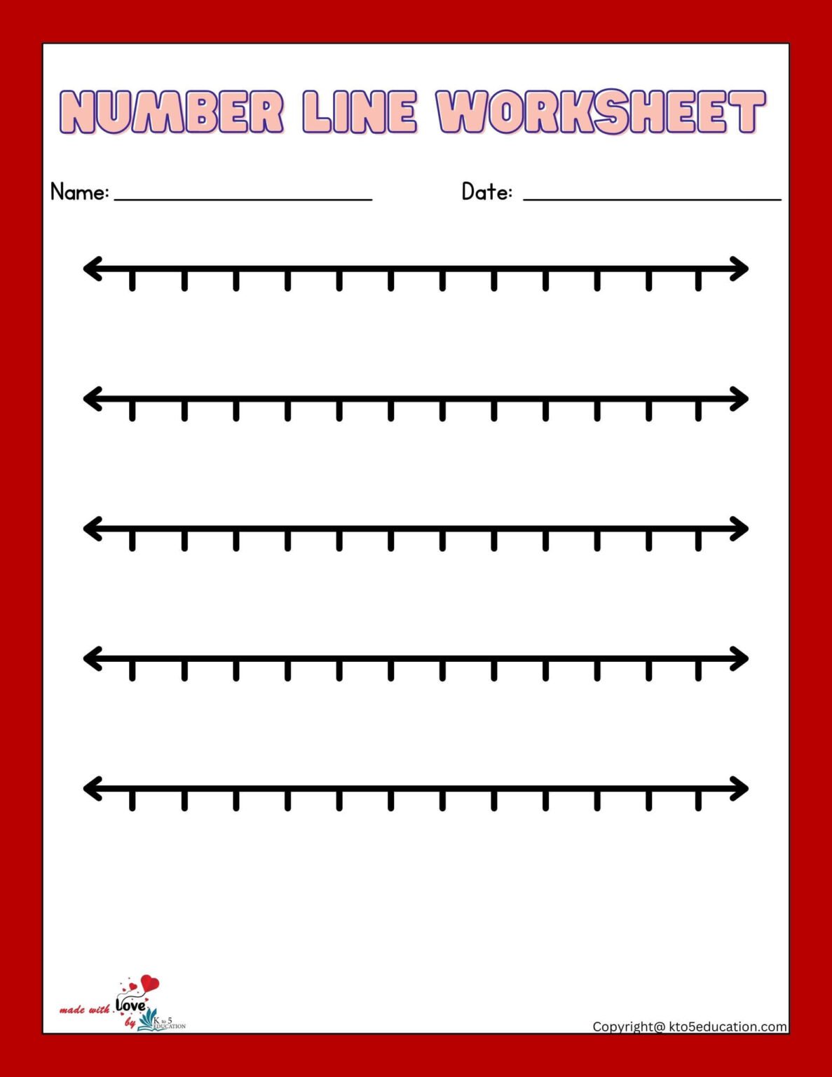 math-blank-number-line-worksheets-1-12-free-download