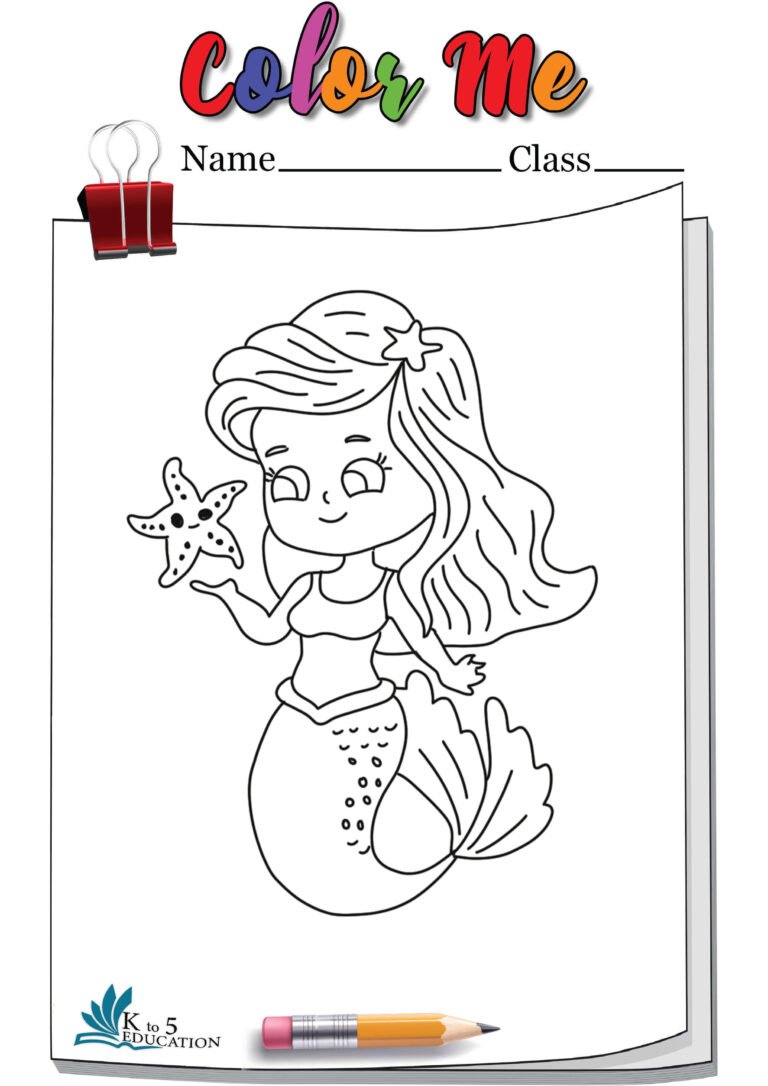 Mermaid Coloring | FREE Download