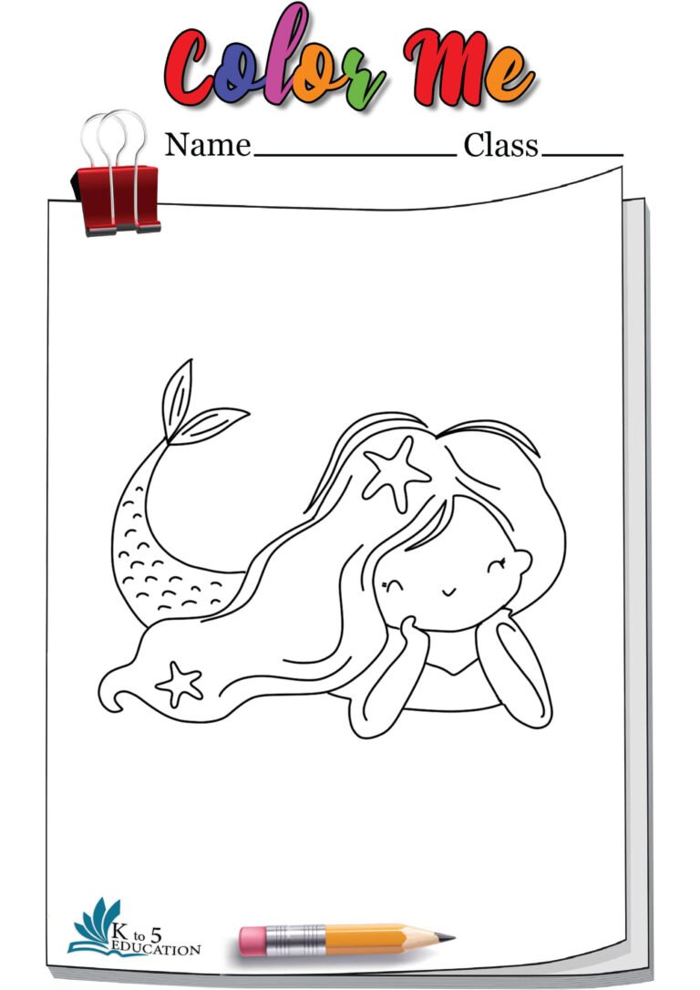 Mermaid Princess Coloring Pages | FREE Download