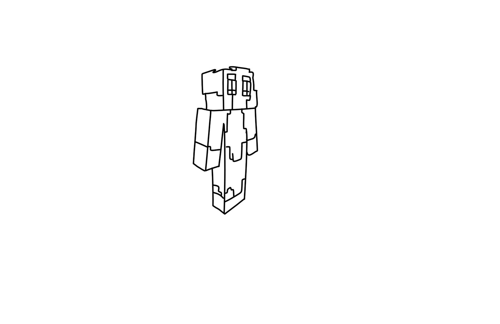 Minecraft Coloring Page