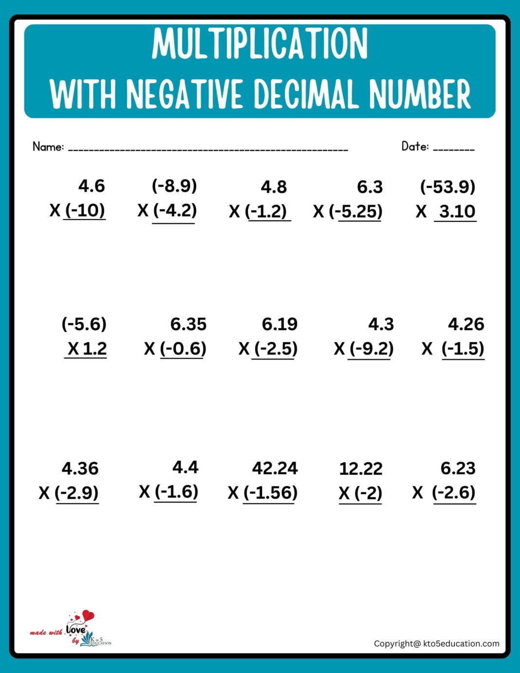 multiplication-with-decimal-numbers-worksheet-free