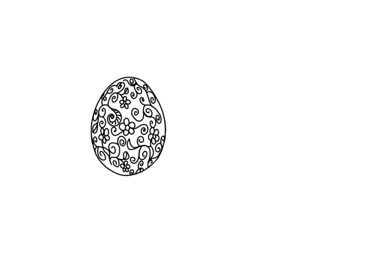 Ornate Easter Eggs Coloring Page | FREE Download