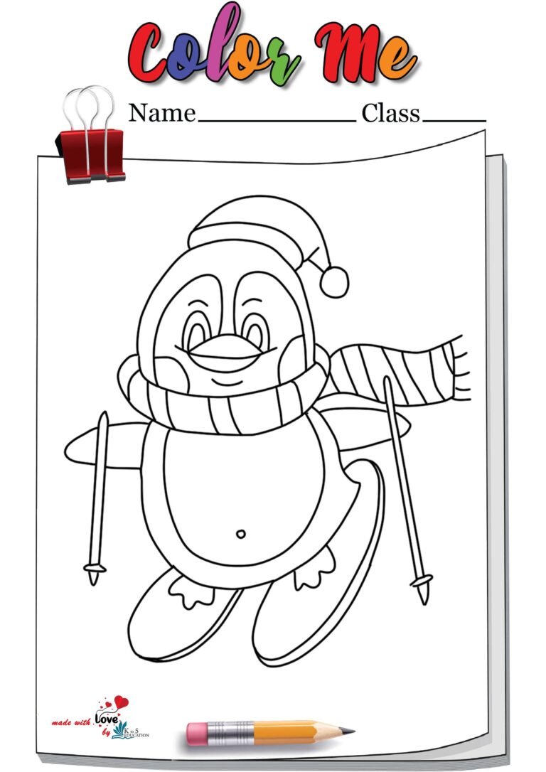 Penguin Coloring Page | FREE Download