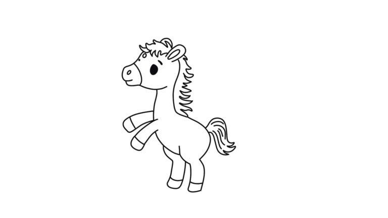 Pony Coloring Page | FREE Download