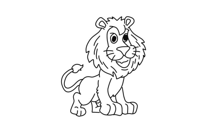 Printable Lion Pictures To Color | FREE Download