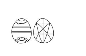 Pysanky Easter Egg Coloring Page