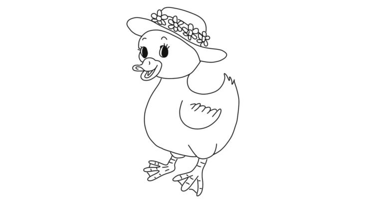 Realistic Duck Coloring Pages | FREE Download