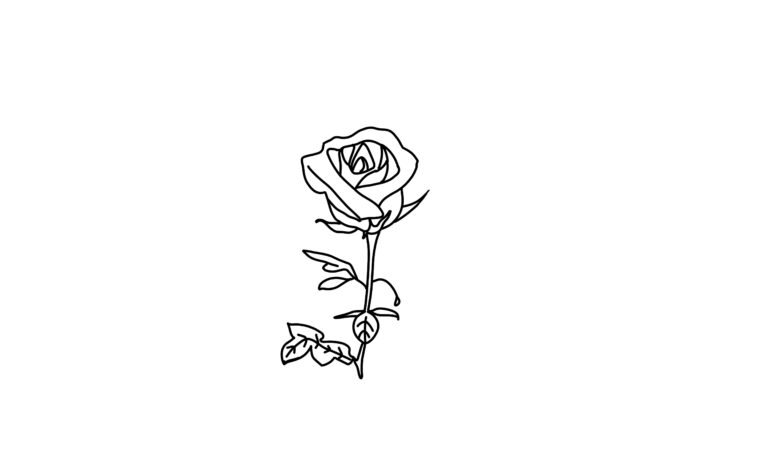 Rose Coloring Page | FREE Download