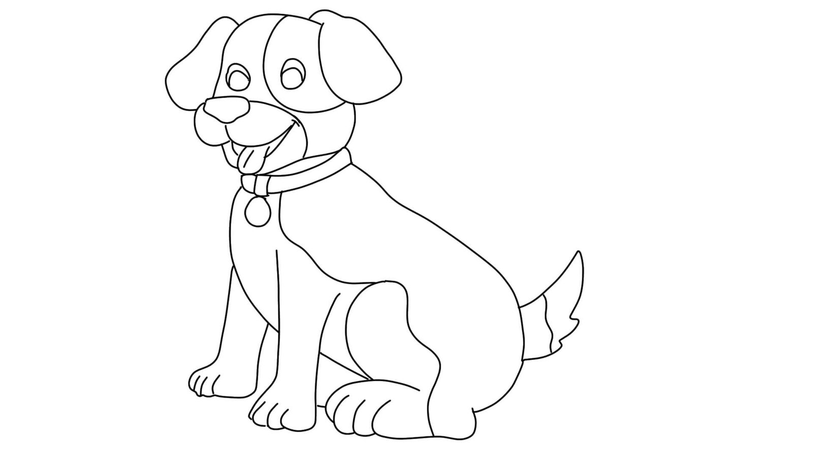 Rottweiler Dog Coloring Page