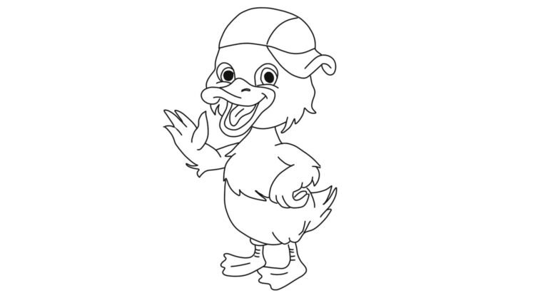 Rubber Duck Coloring Page | FREE Download