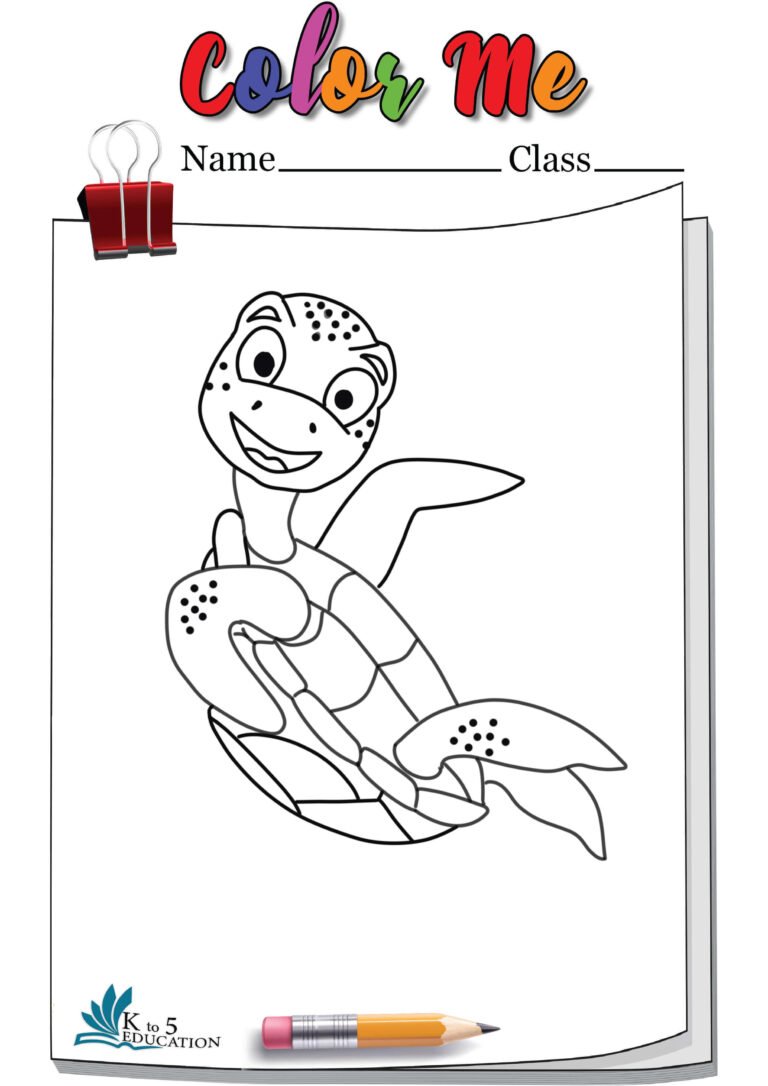 Sea Turtle Coloring Page