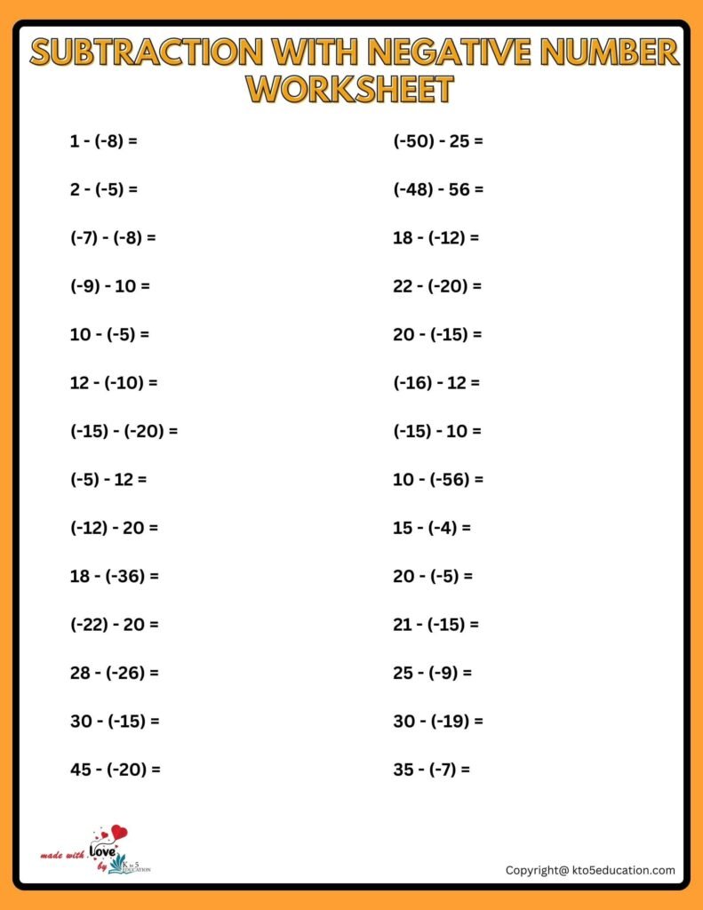 subtracting-negative-integers-worksheet-free-download