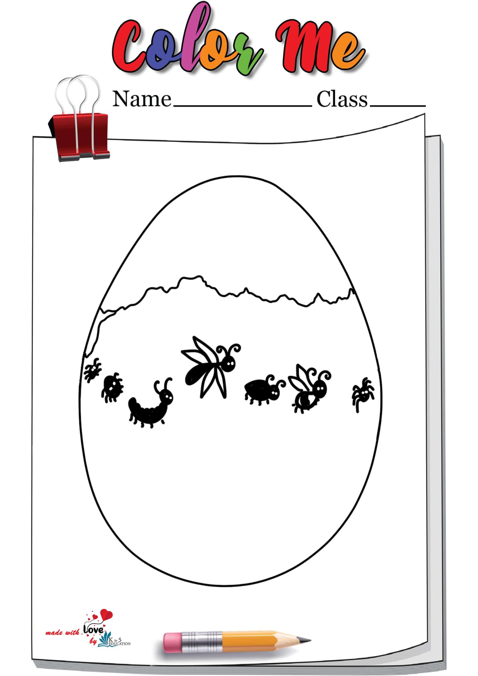 The Big Egg Hunt Coloring Page