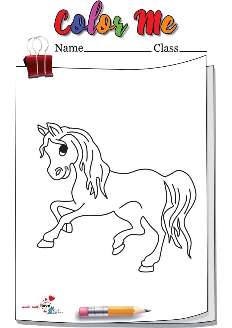 Unicorn Horse Coloring Pages | FREE Download