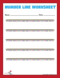 Worksheets With Negative Number Lines 1-100