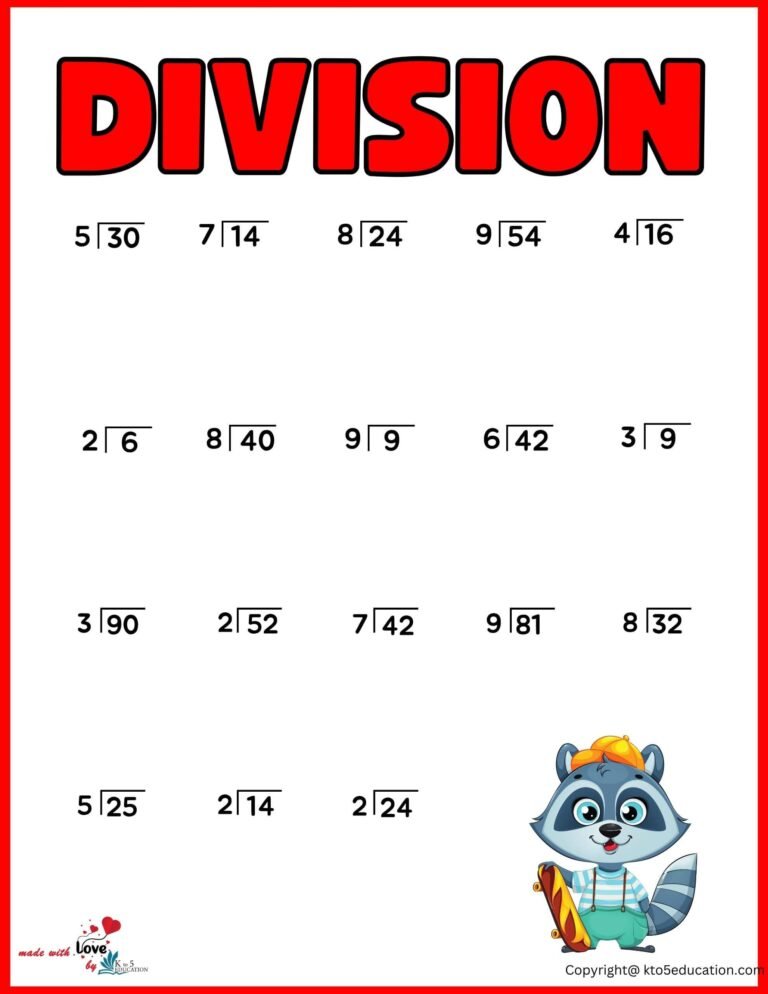 2nd Grade Division Worksheets | FREE Download