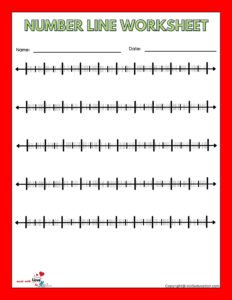 3rd Grade Blank Fractions On A Twelve Number Line Worksheet