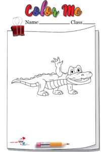 Alligator Coloring Book