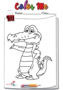 Alligator Coloring Page Printable