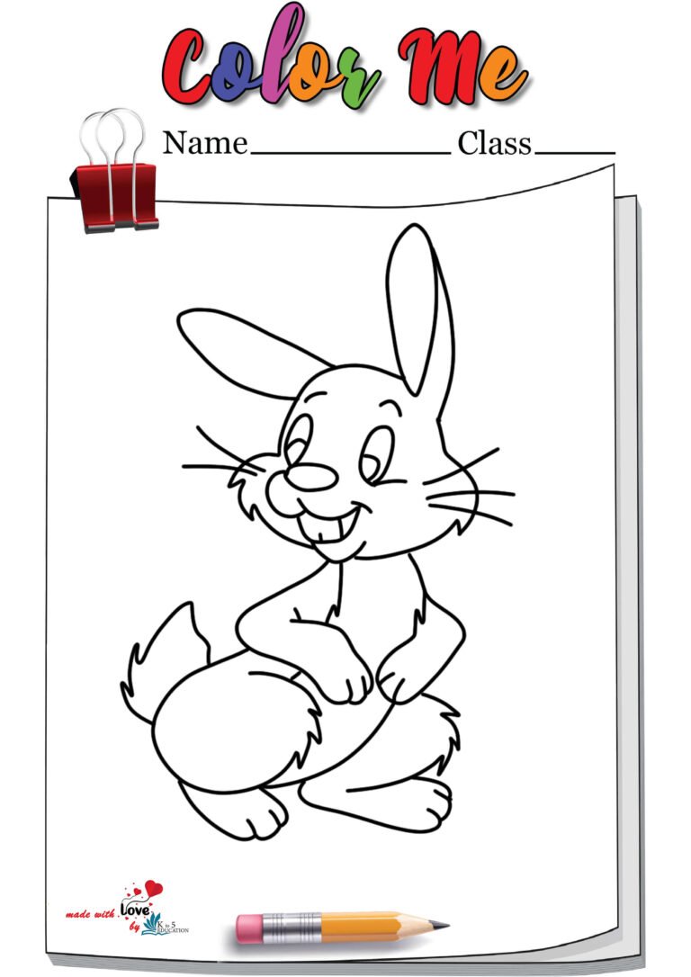 Bunny Coloring Page