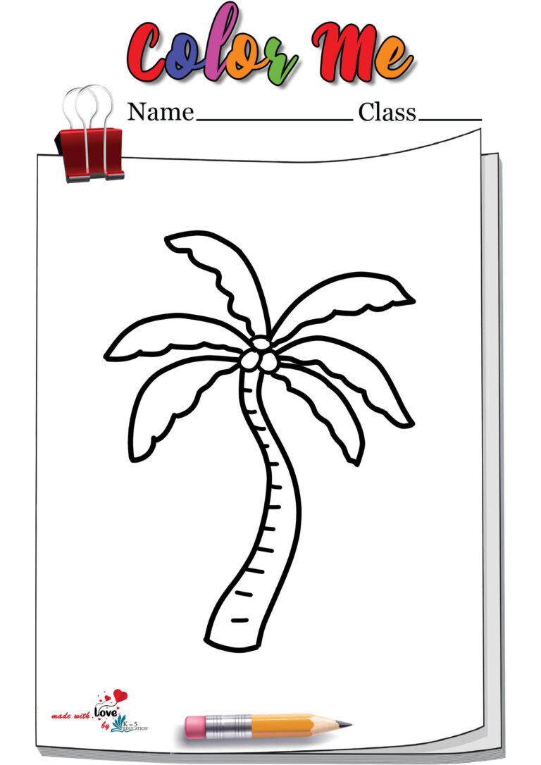 Chicka Chicka Boom Boom Trees Coloring Page