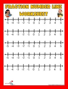 Fraction Number Line Tenth Worksheets For 3rd Grade
