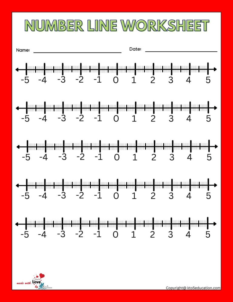 Fractions On Number Line Twelve Worksheet | FREE Download