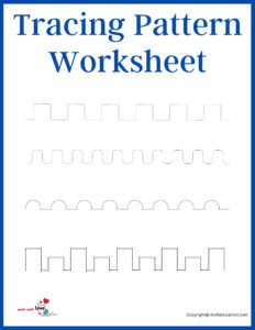 Free Tracing Pattern Worksheet For Preschool