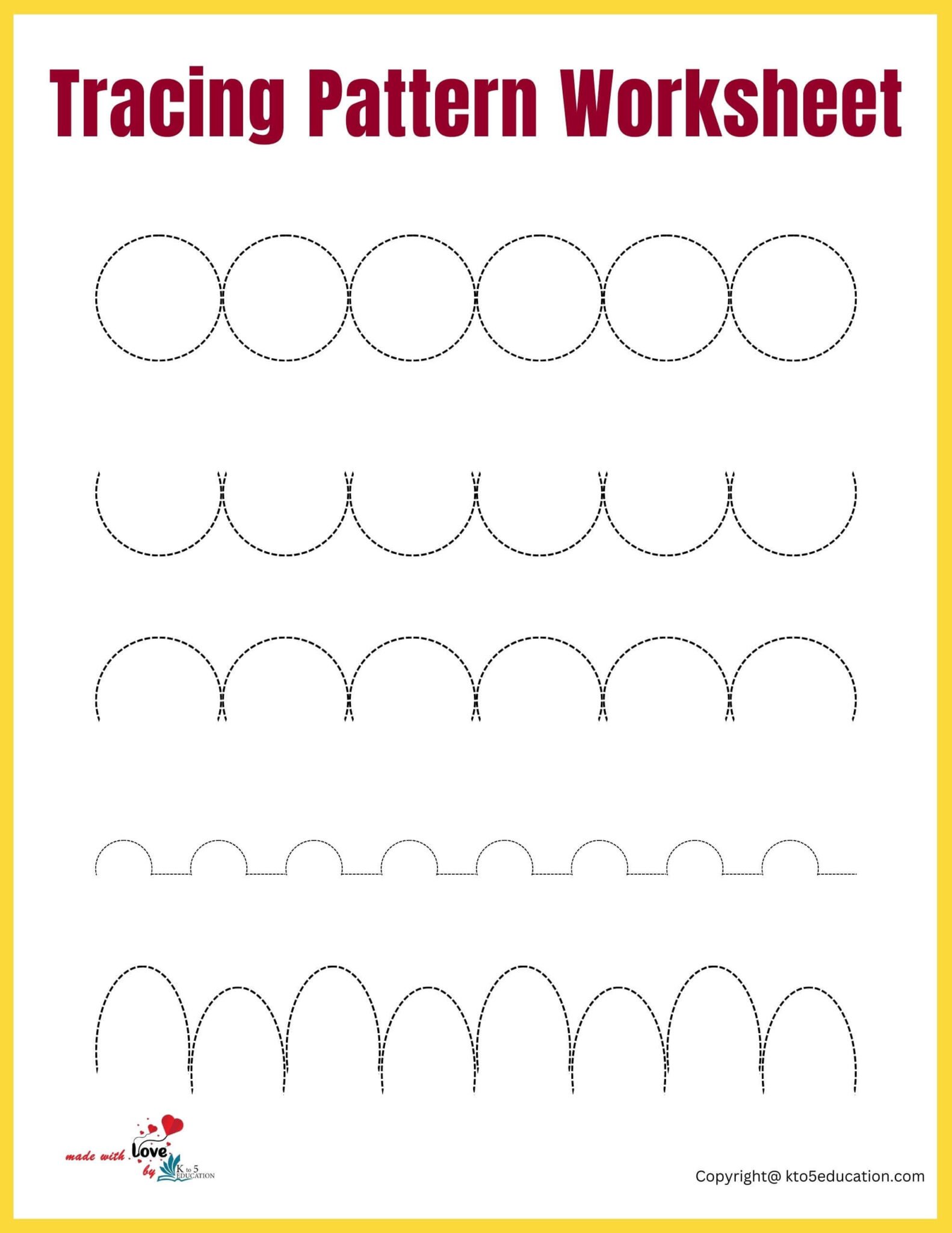 Free Printable Adult Tracing Patterns