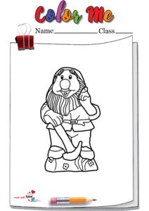Garden Gnomes Coloring Page