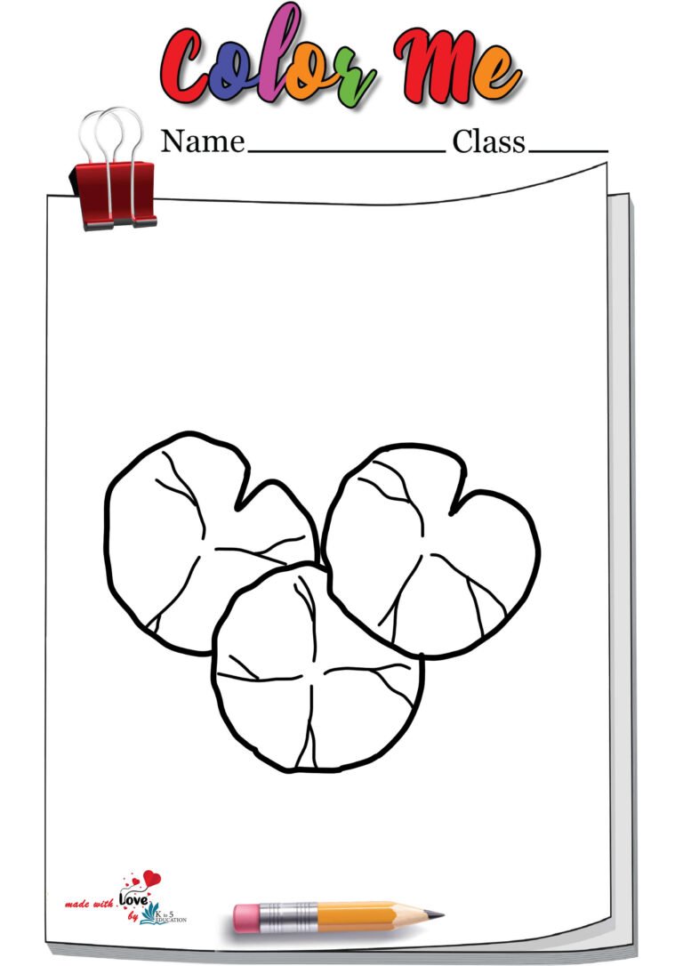 Lily Pads Coloring Page | FREE Download