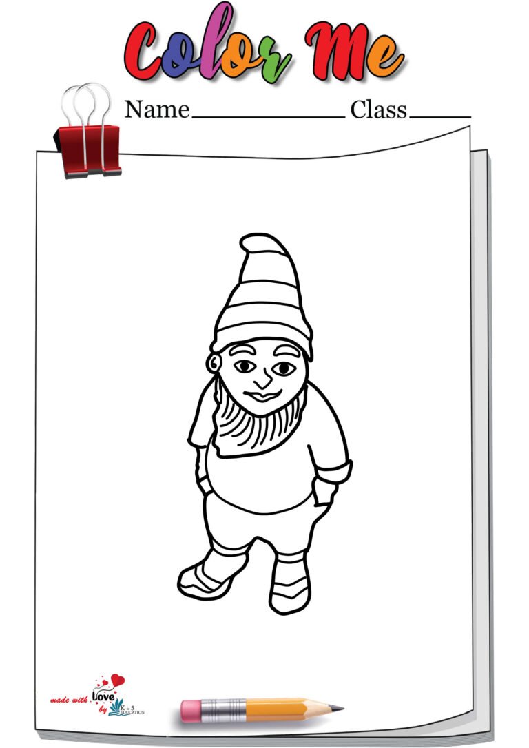 Little Gnomes Coloring Page | FREE Download