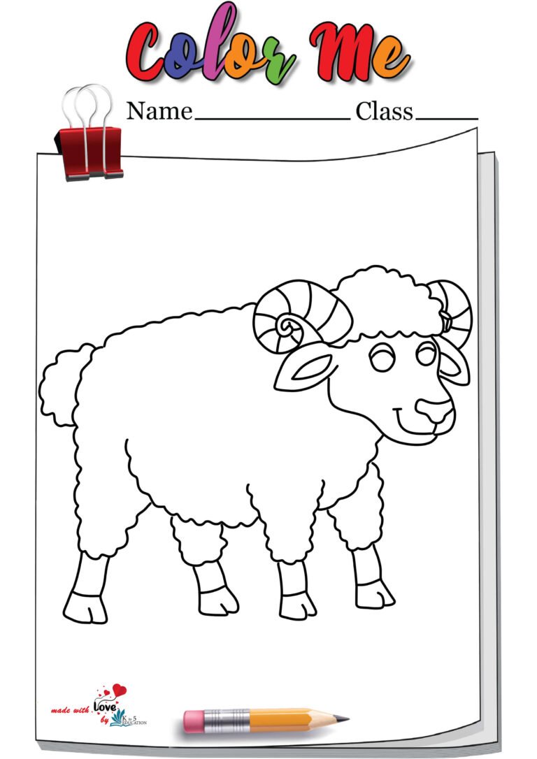 Sheep Coloring Pages | FREE Download