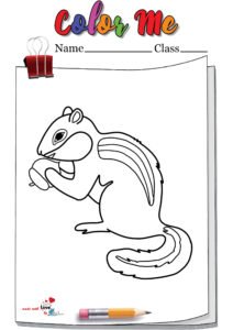 Squirrel Coloring Page