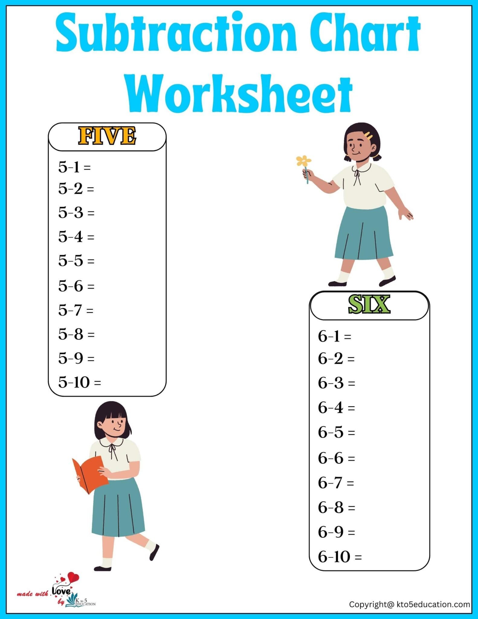 subtraction-chart-printable-worksheet-for-kindergarten