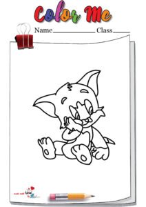 Baby Jerry Coloring Page