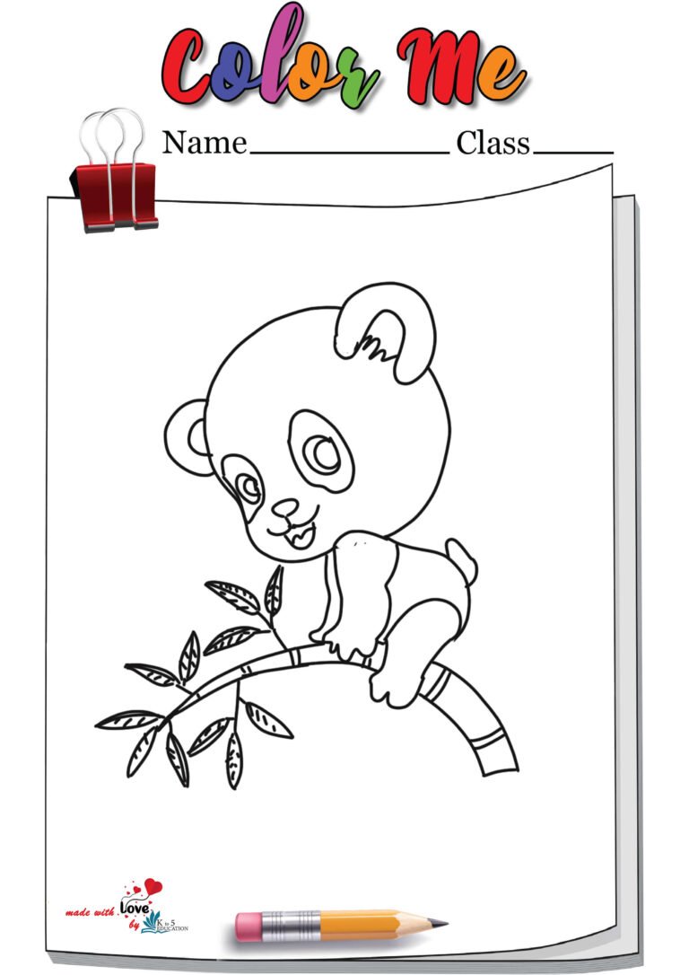 Baby Panda Coloring Page | FREE Download